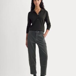 Everlane Navy Corduroy Women's Utility Barrel Pant